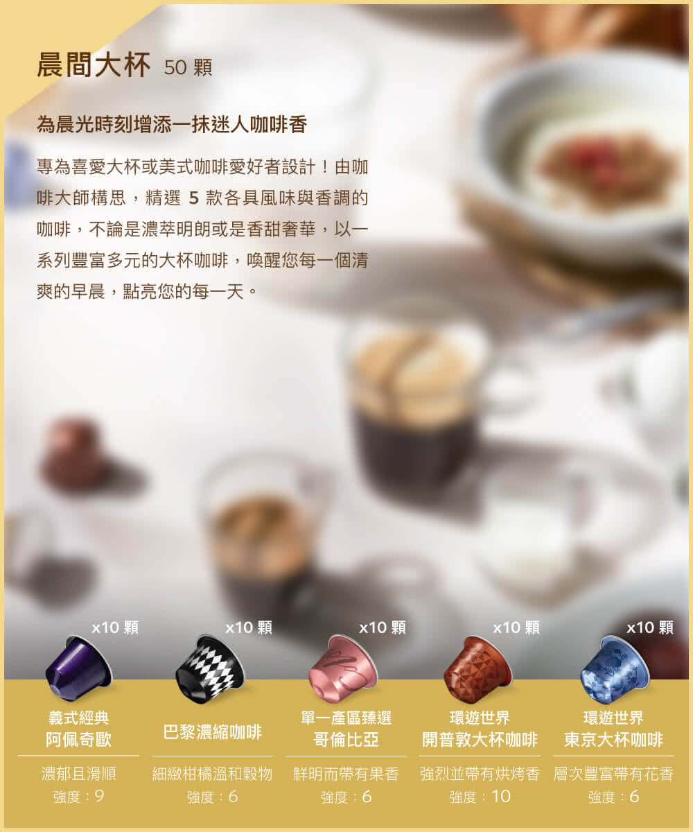 咖啡,不論是濃萃明朗或是香甜奢華,以一