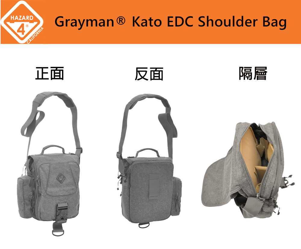 ハザード4(Hazard4) バッグ Gray 34×30.5×13cm Grayman Kato EDC