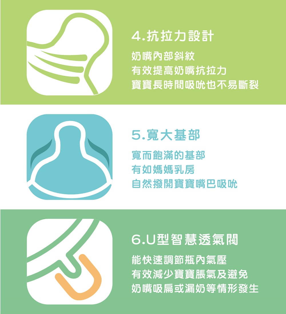 寶寶長時間吸吮也不易斷裂
