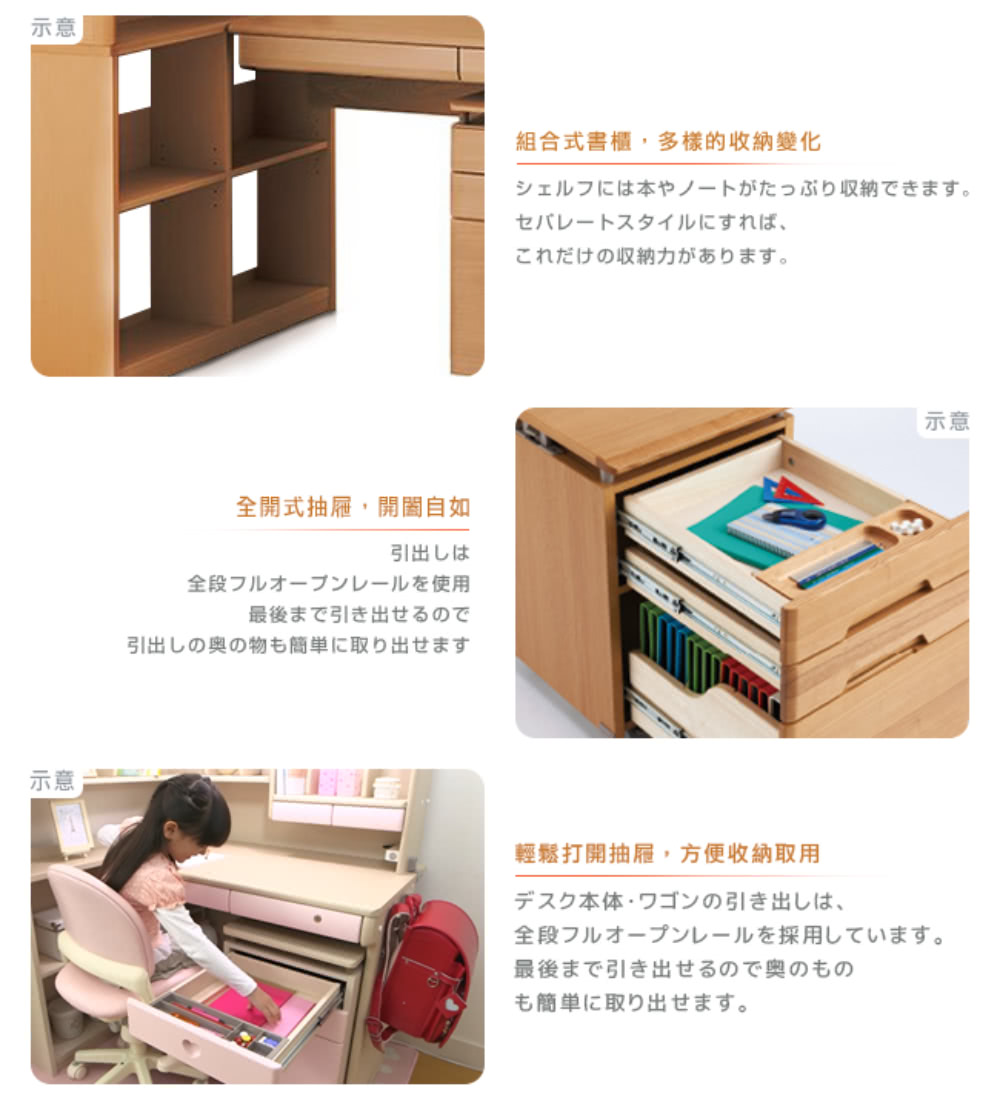 組合式書櫃,多樣的收納變化