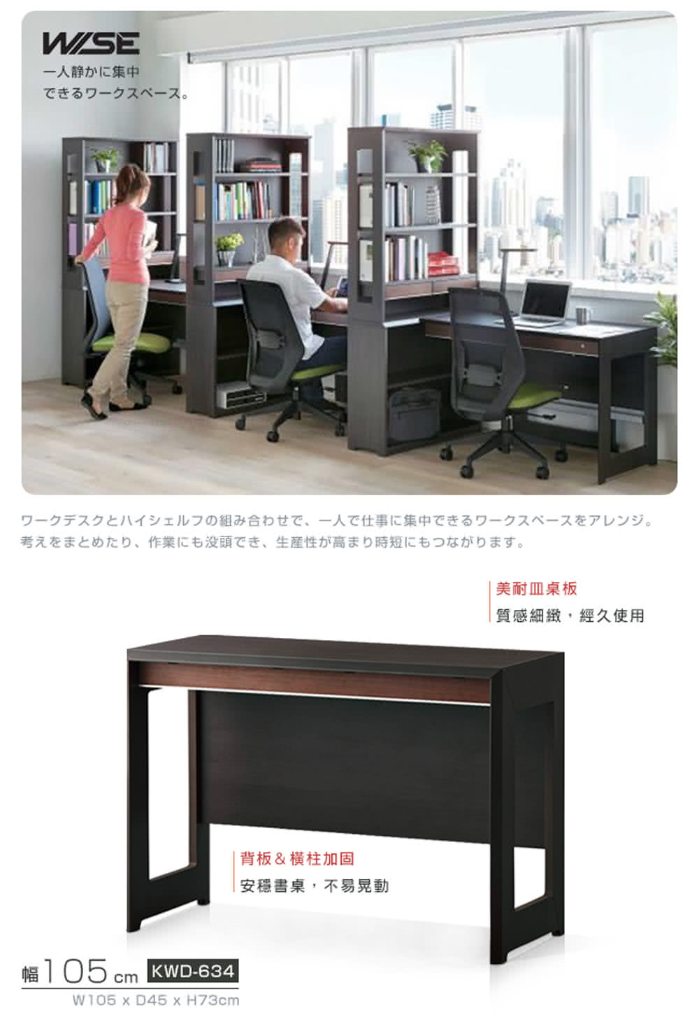 考、 作業没頭、 生産性高時短。