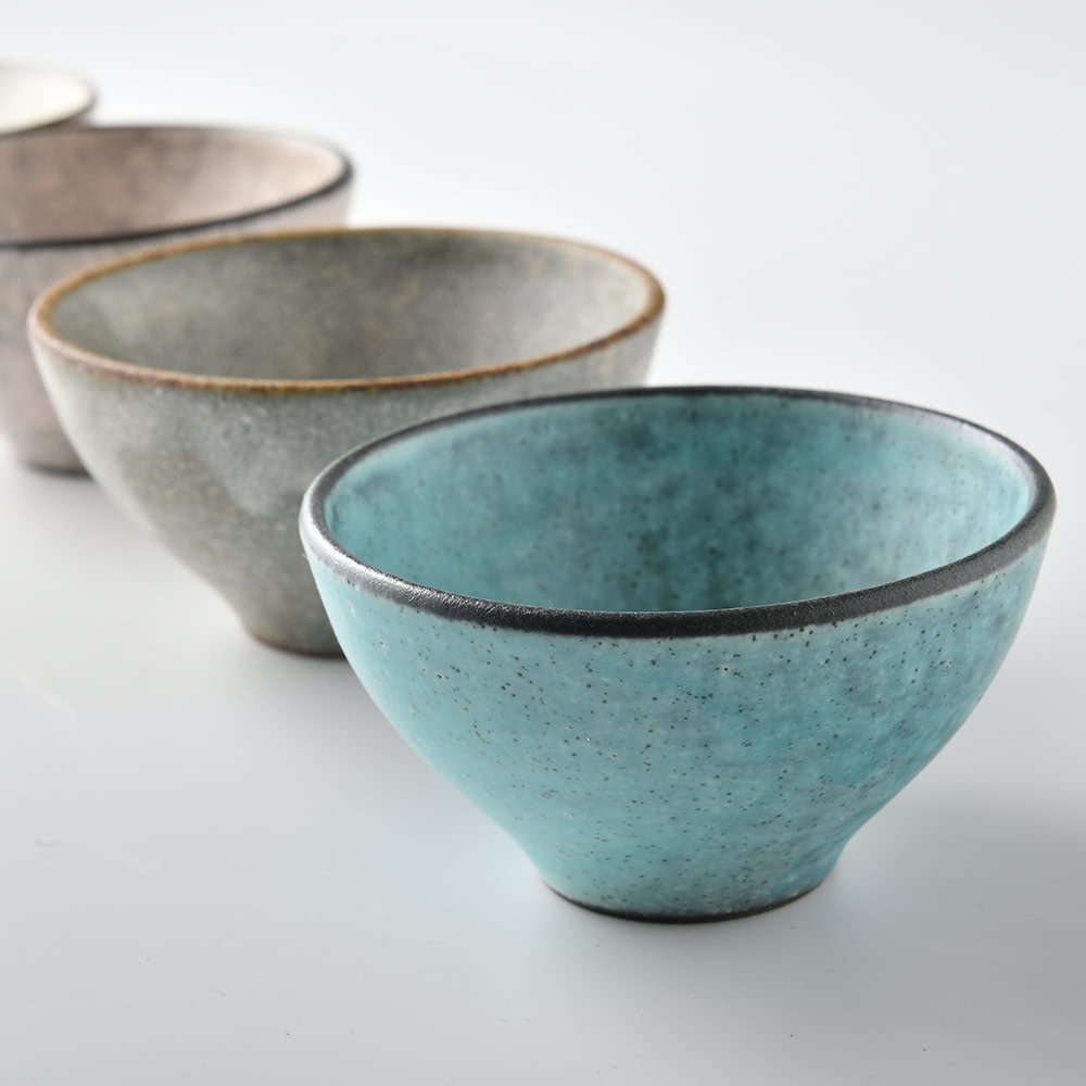 Tojiki Tonya 美濃土岐泉五彩碗飯碗陶瓷碗10 3cm 土耳其藍 Momo購物網