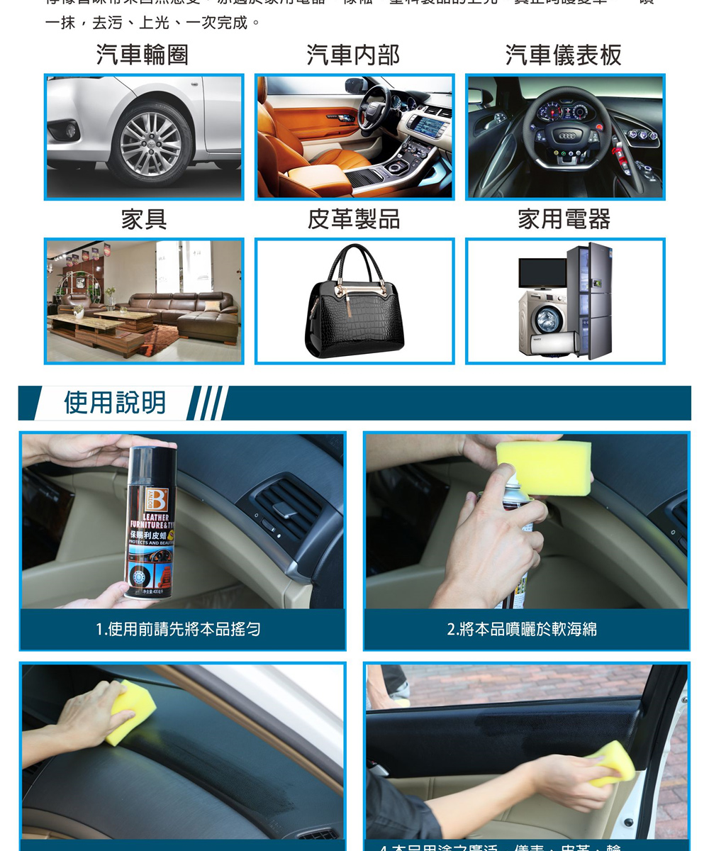 一抹,去污、上光、一次完成。