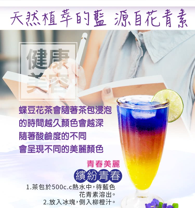 美洛莉 紫纖纖 花青素養生蝶豆花茶飲2gx10包 Momo購物網 美洛莉 紫纖纖 花青素養生蝶豆花茶飲2gx10包 Momo購物網