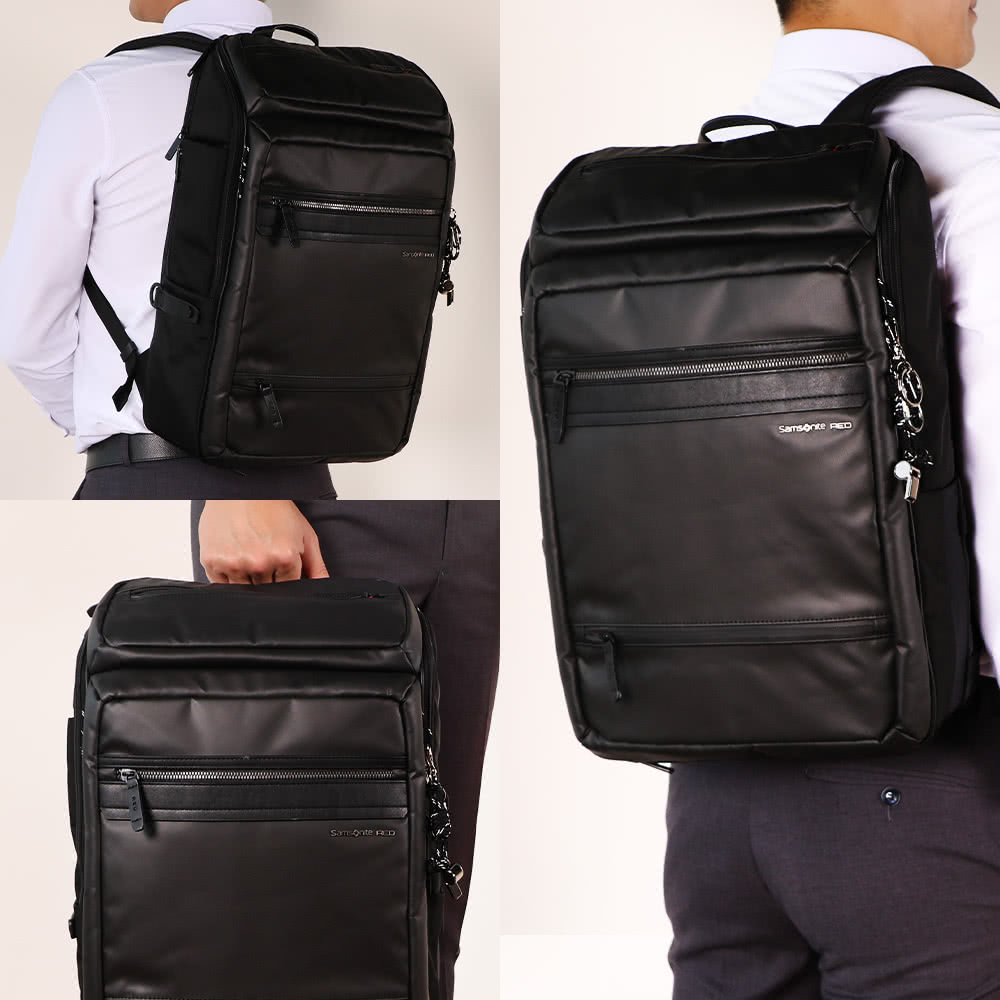 samsonite red glendalee backpack l