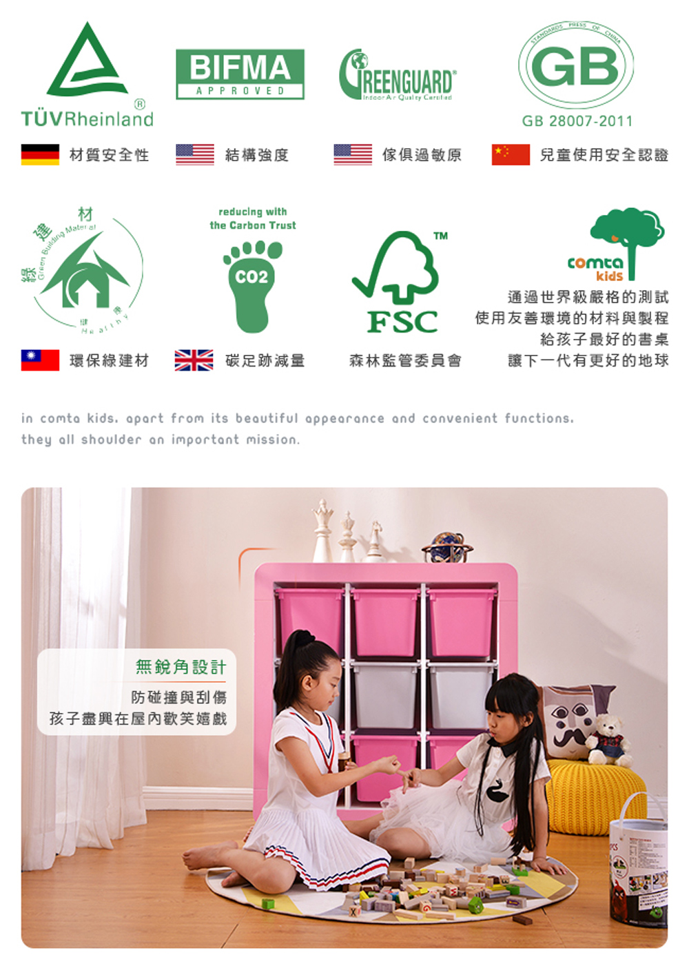 使用友善環境的材料與製程