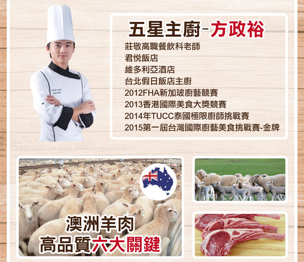 2015第一屆台灣國際廚藝美食挑戰賽金牌