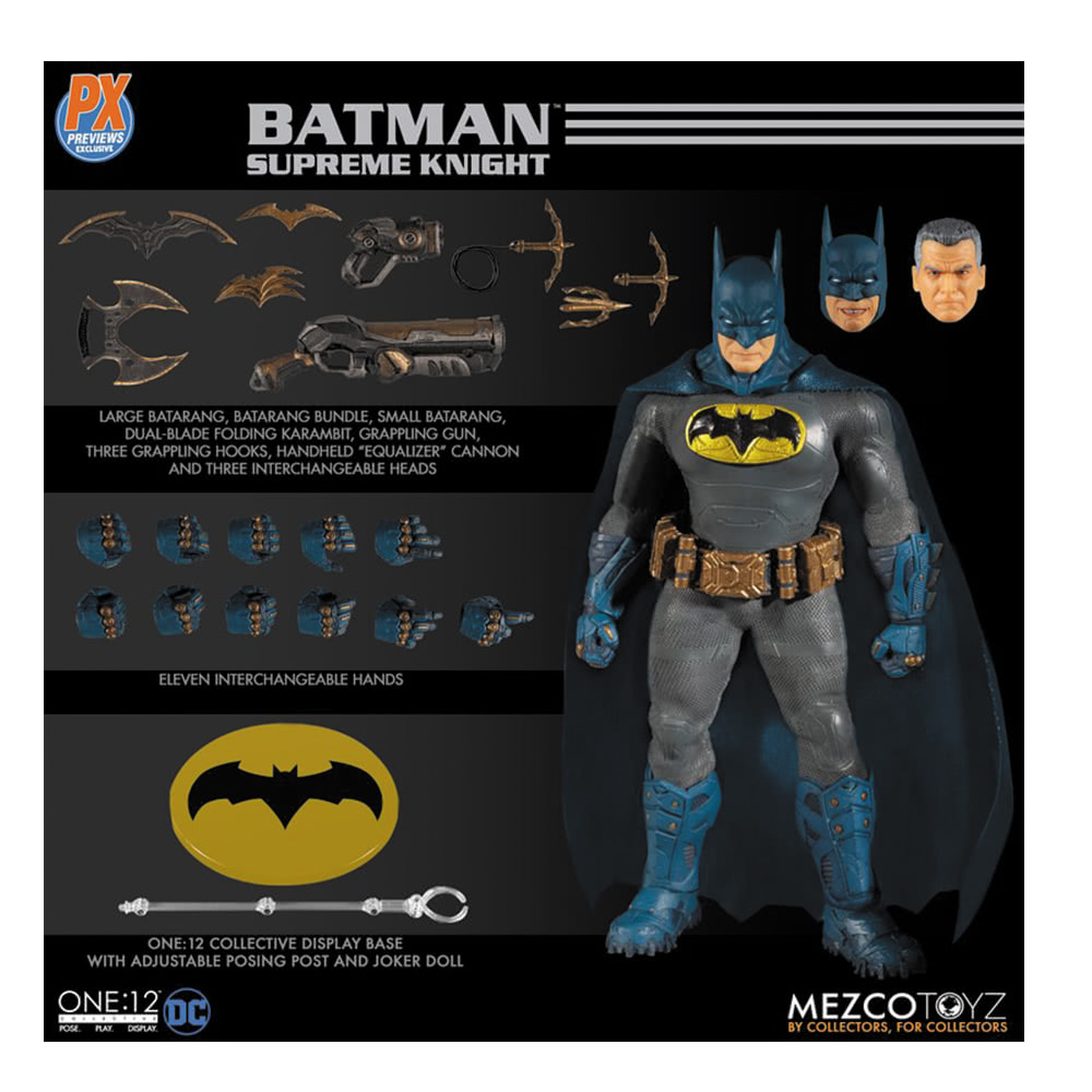 MEZCO TOYZ】ONE: 12 Collective DC Supreme Knight 蝙蝠俠至尊騎士PX