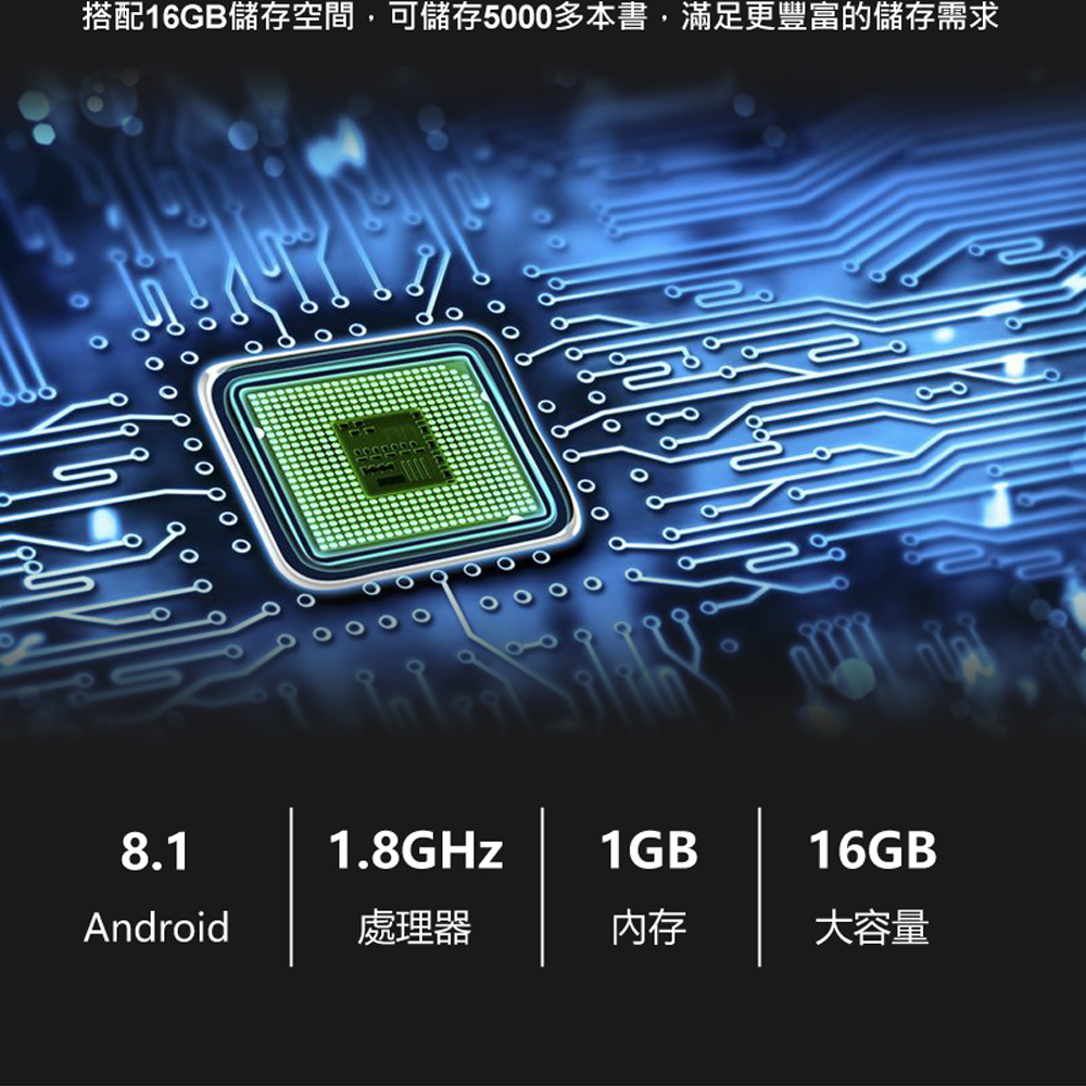 æ­é16GBå²å­ç©ºé,å¯å²å­5000å¤æ¬æ¸,æ»¿è¶³æ´è±å¯çå²å­éæ± èçå¨ åå­ å¤§å®¹é 