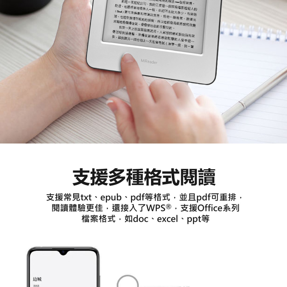 æ¯æ´å¸¸è¦txtãepubãpdfç­æ ¼å¼,ä¸¦ä¸pdfå¯éæ,