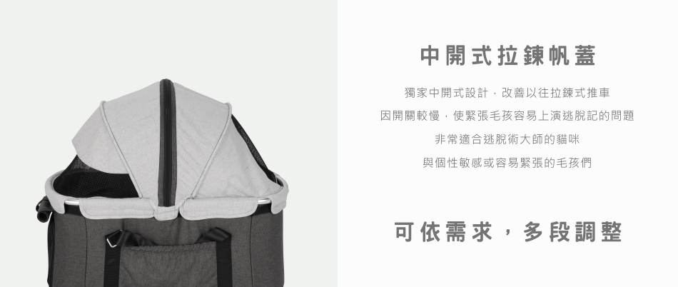 因開關較慢,使緊張毛孩容易上演逃脫記的問題