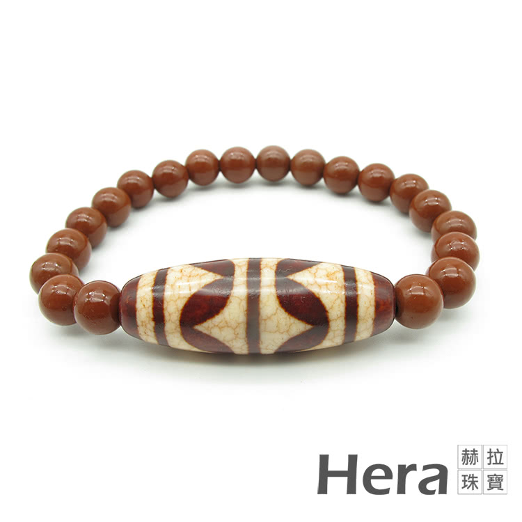 HERA 赫拉】ll現貨ll藏傳火供龍紋招財四線虎牙老天珠(現貨瘋搶中