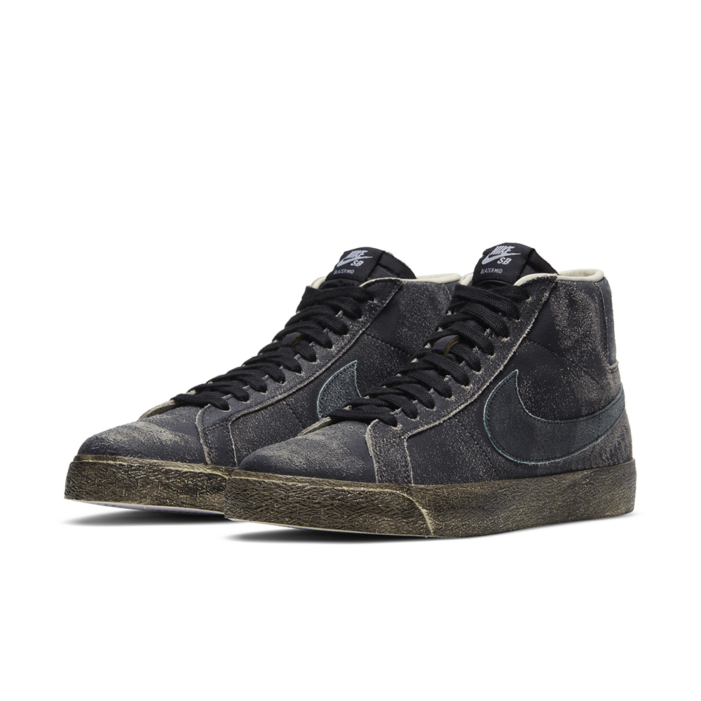 nike blazer mid prm black