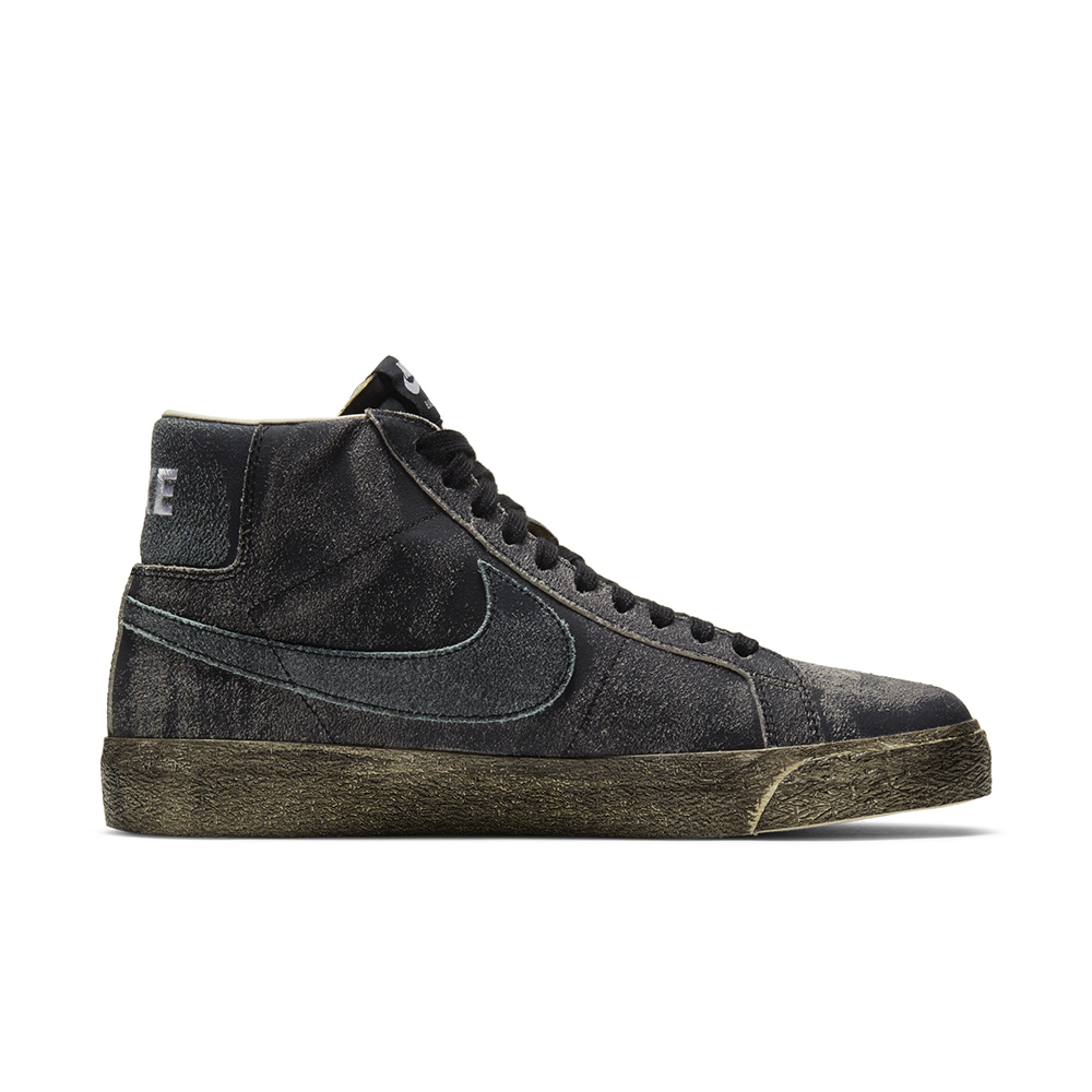 nike blazer mid prm black