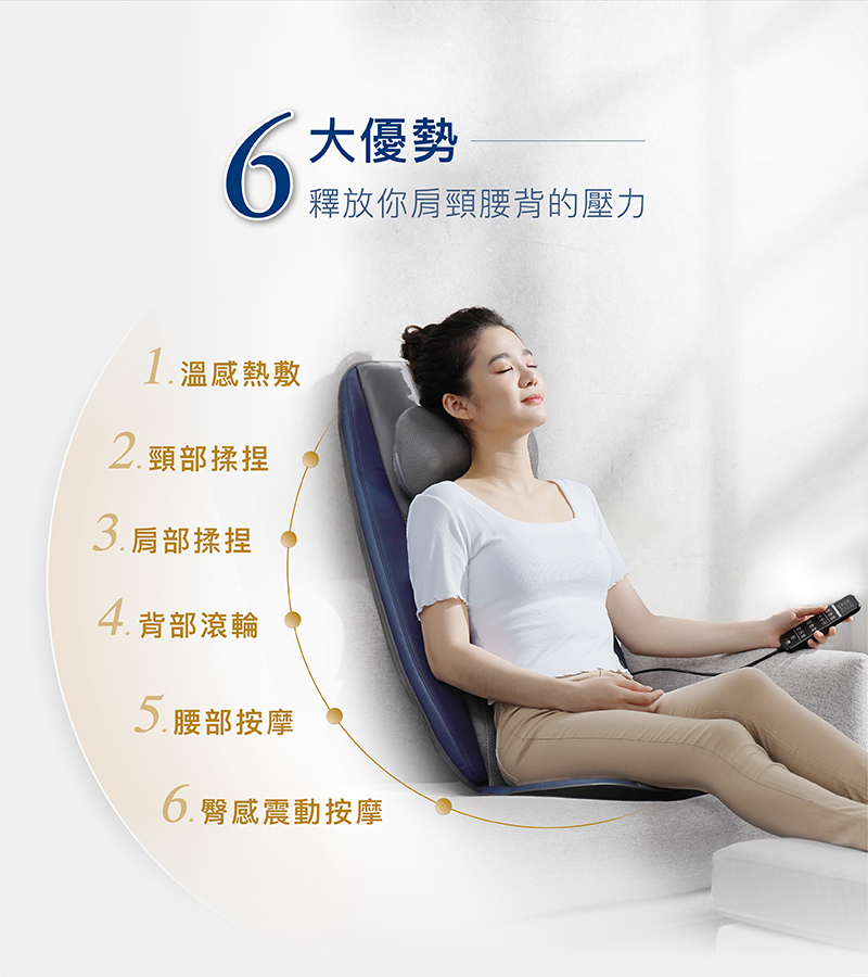 O釋放你肩頸腰背的壓力