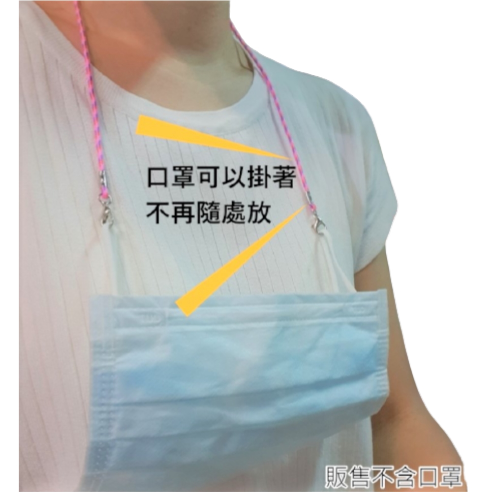 口罩可以掛著 不再隨處放 販售不含口罩 