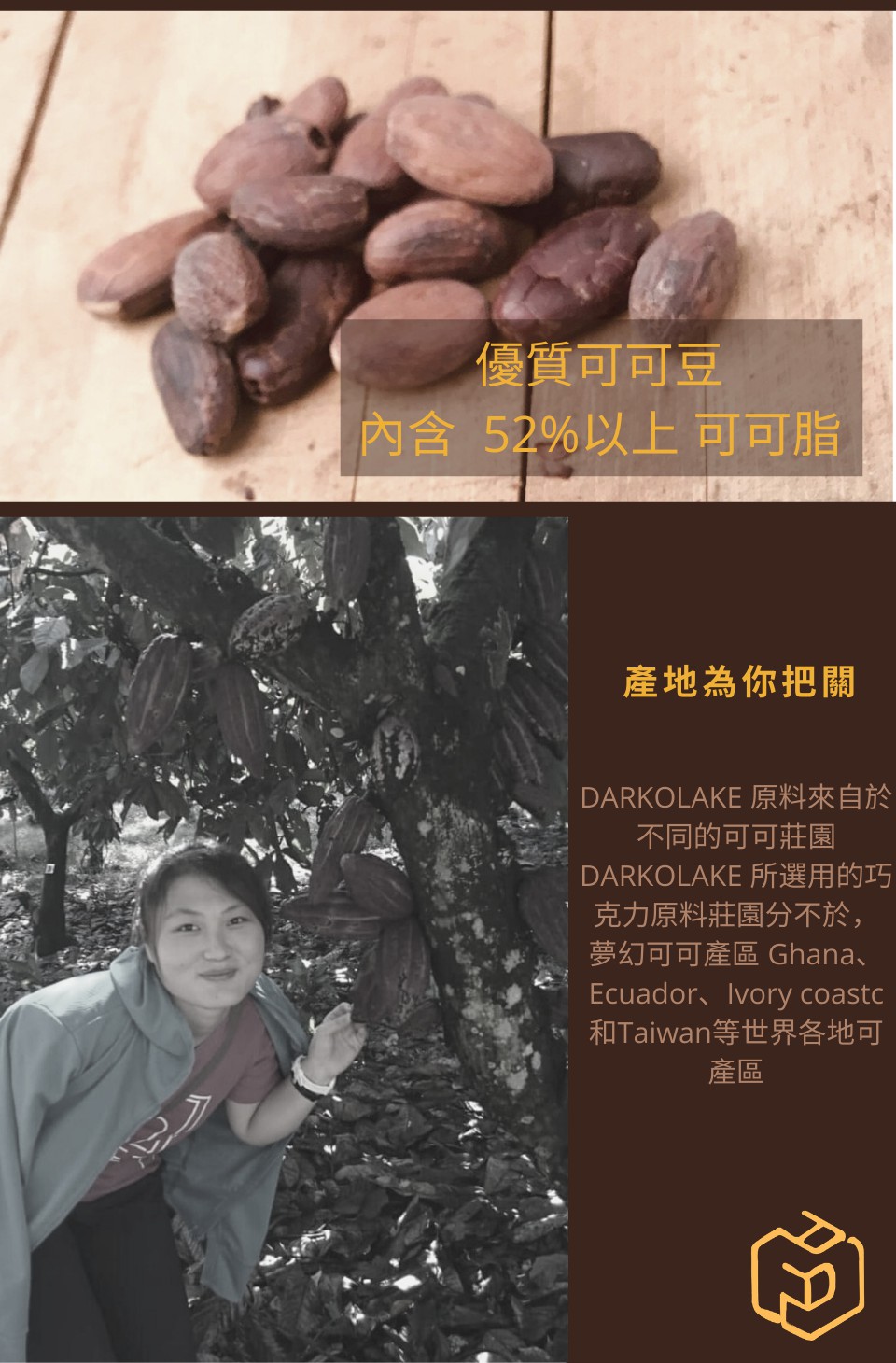 DARKOLAKE 所選用的巧