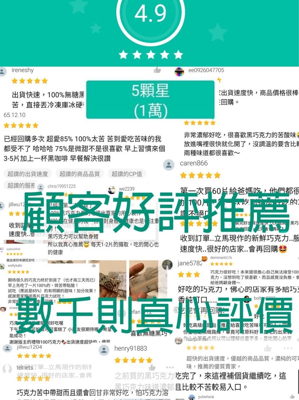 巧克力苦中帶甜而且還會回甘非常好吃,怕巧古且比較不苦較易入口。