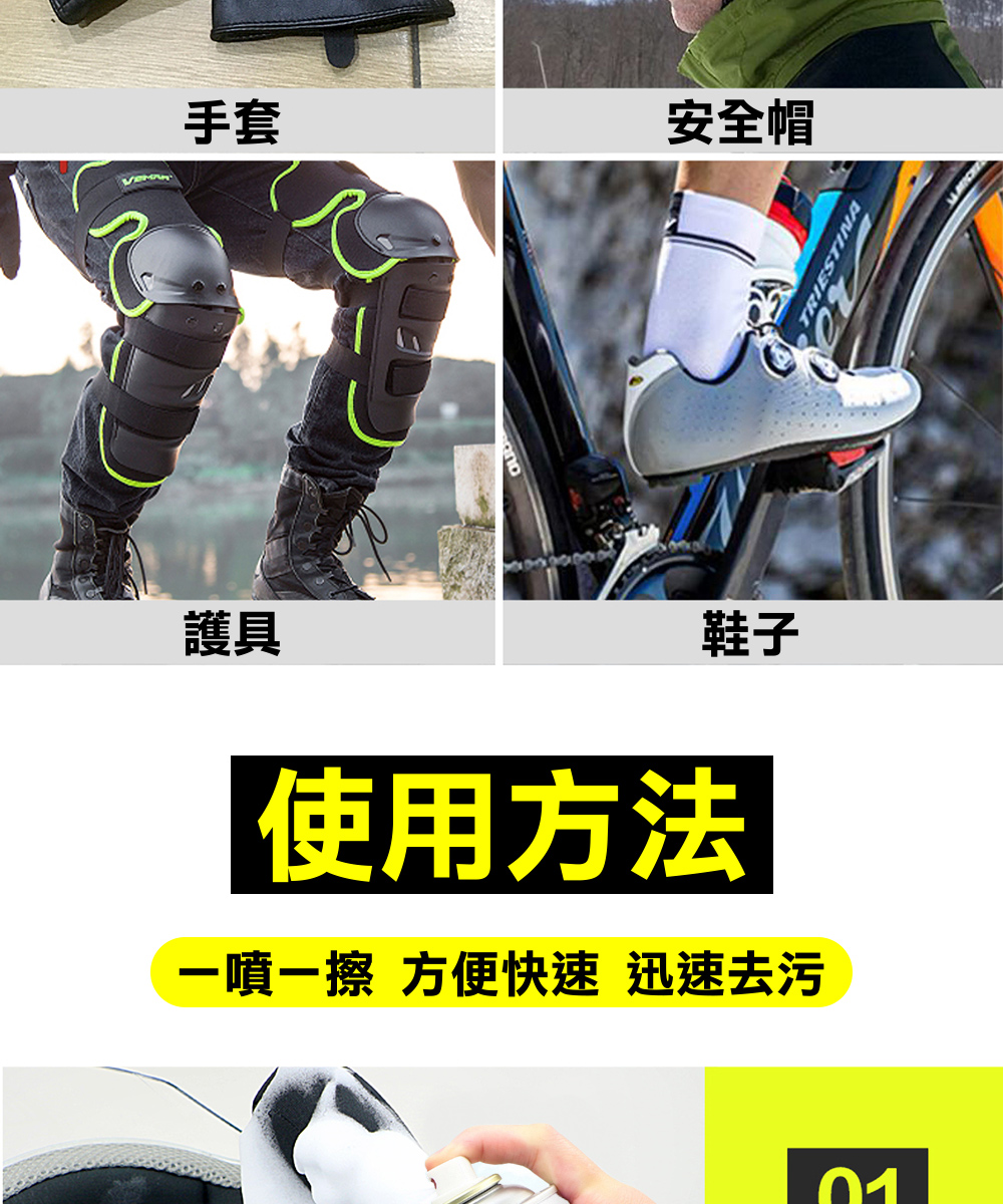 一噴一擦 方便快速 迅速去污