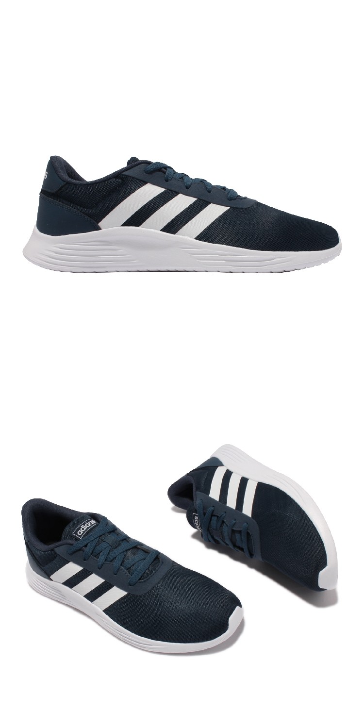 adidas 愛迪達】慢跑鞋Lite Racer 2.0 男鞋愛迪達基本款輕量藍白(FZ0394) - momo購物網