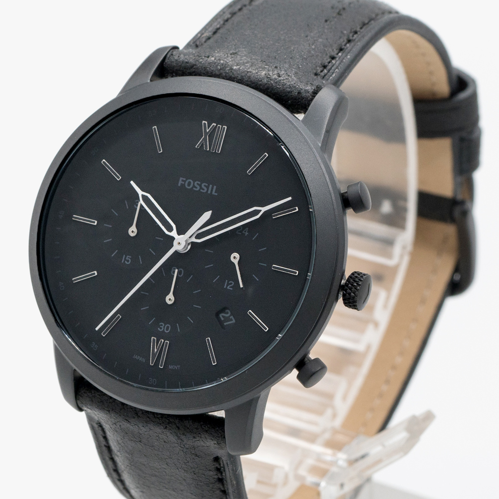 FOSSIL】公司貨Neutra 型男雅緻三眼計時皮 
