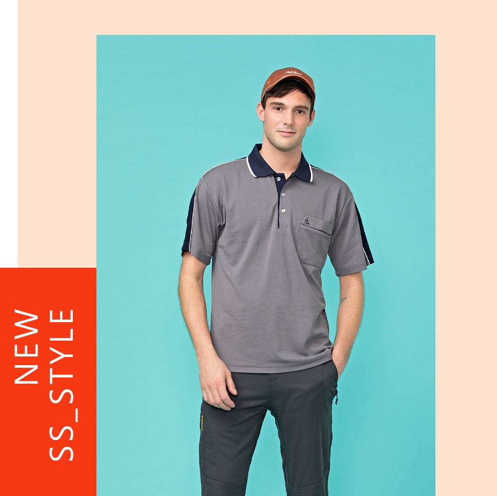 Paul Sailing 百搭耐磨cvc排汗短袖polo衫 兩色 Momo購物網