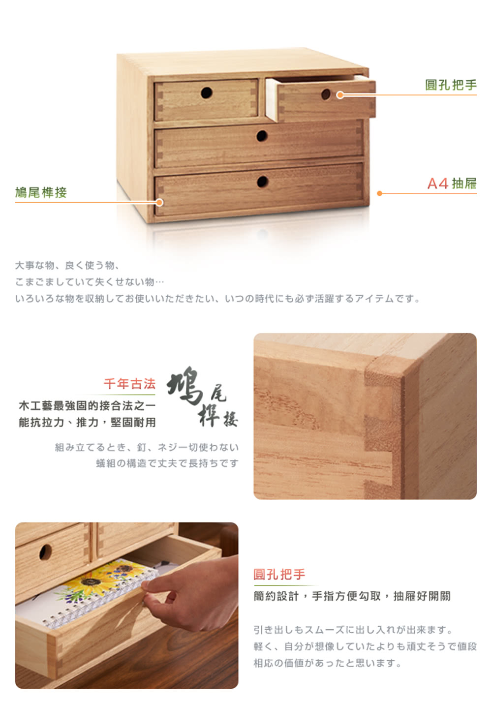 簡約設計,手指方便勾取,抽屜好開關