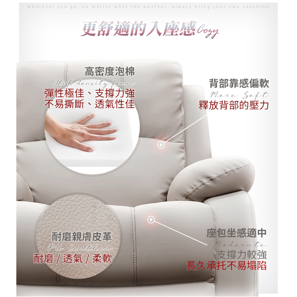 更舒適的入座感 Cogg