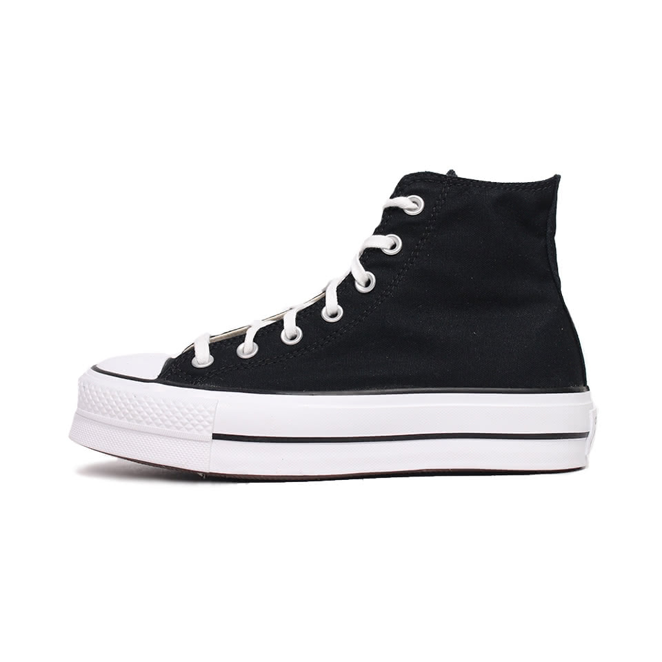 CONVERSE】帆布鞋運動鞋高統LIFT 黑高女-560845C - momo購物網