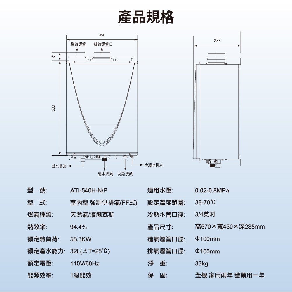 AOSmith史密斯 ATI-540H - 詳情8