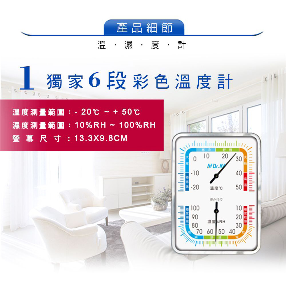 濕度測量範圍10%RH 100%RH