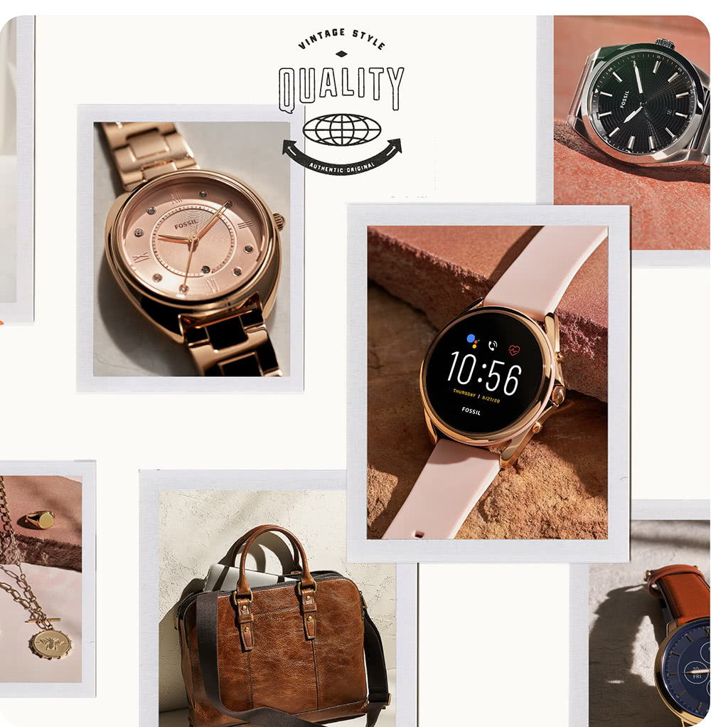 FOSSIL】Rye 經典大錶徑三眼女錶銀色不鏽鋼 