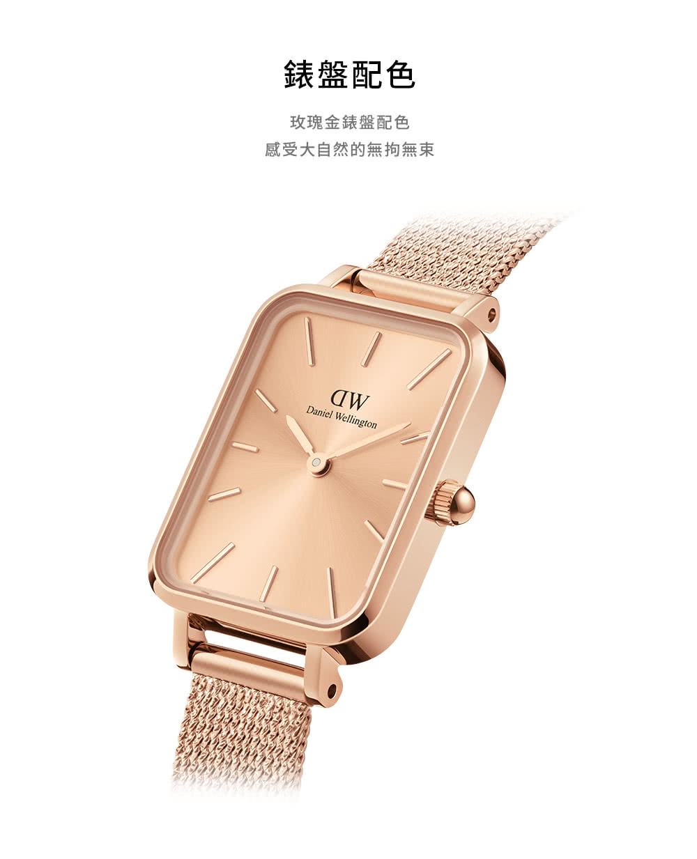 錶盤配色 玫瑰金錶盤配色 感受大自然的無拘無束 