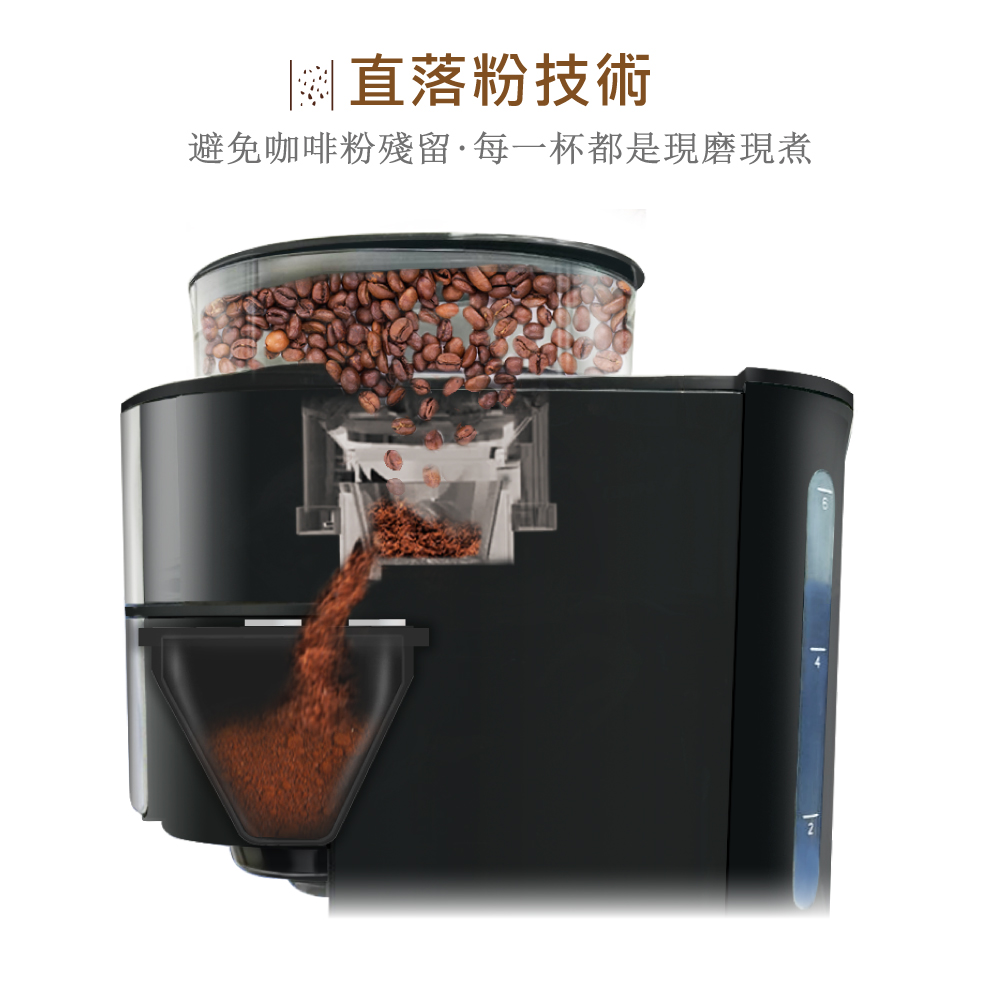 劉直落粉技術 避免咖啡粉殘留.每一杯都是現磨現煮 