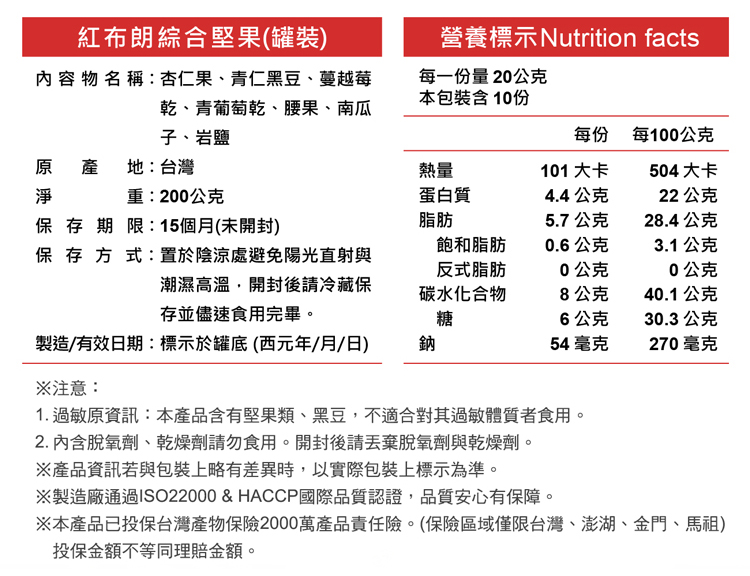 本產品已投保台灣產物保險2000萬產品責任險。保險區域僅限台灣、澎湖、金門、馬祖