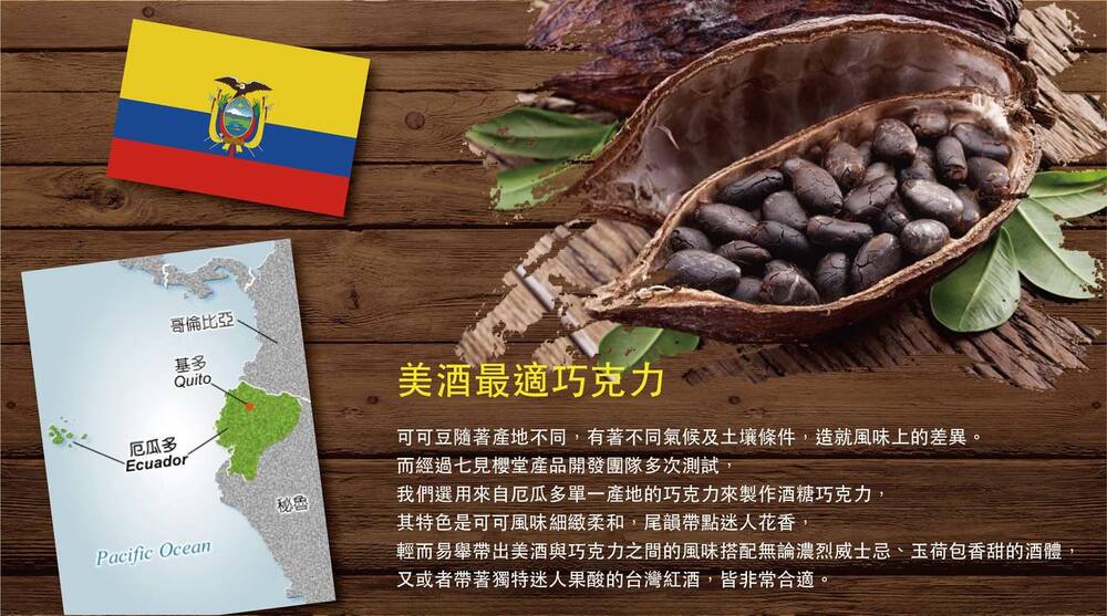 輕而易舉帶出美酒與巧克力之間的風味搭配無論濃烈威士忌、玉荷包香甜的酒體,
