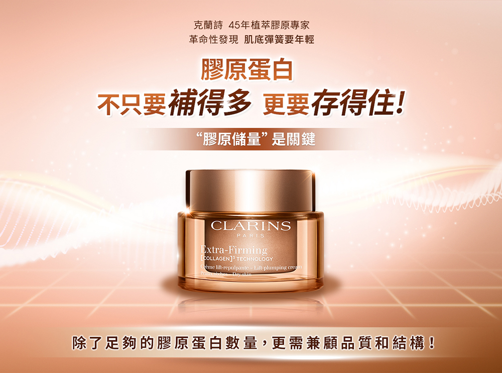 除了足夠的膠原蛋白數量,更需兼顧品質和結構