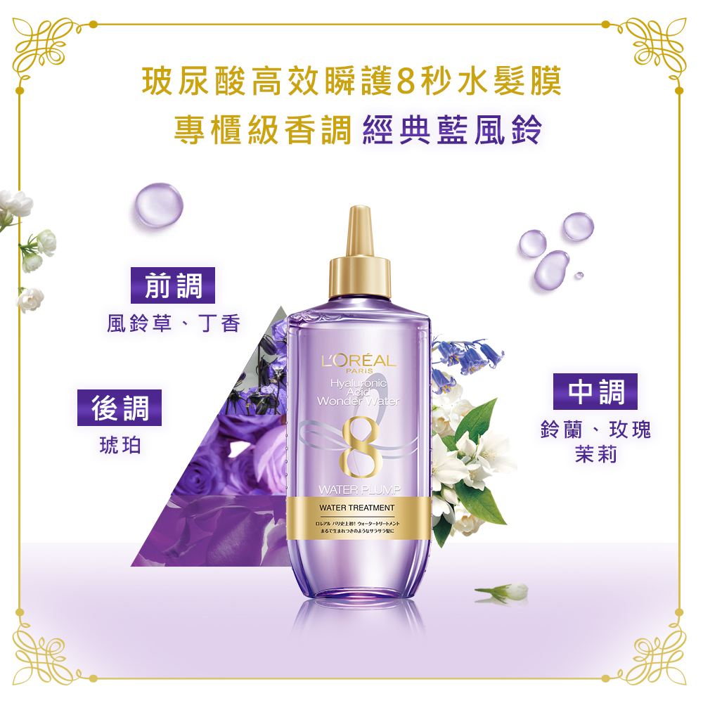 玻尿酸高效瞬護8秒水髮膜