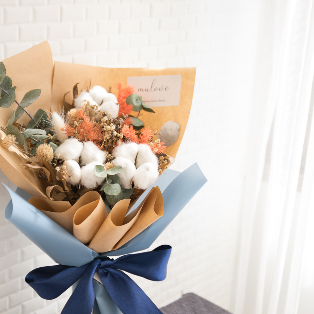 微糖花植間 棉花花束 乾燥花花禮 Momo購物網 微糖花植間 棉花花束 乾燥花花禮 Momo購物網