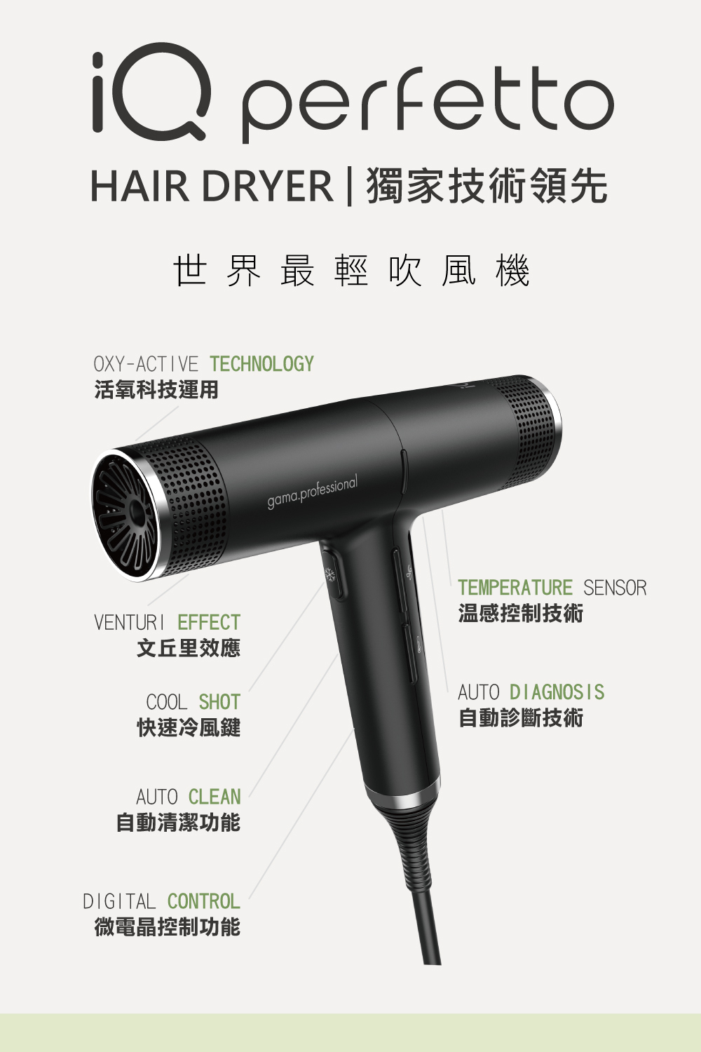 世界最輕吹風機
