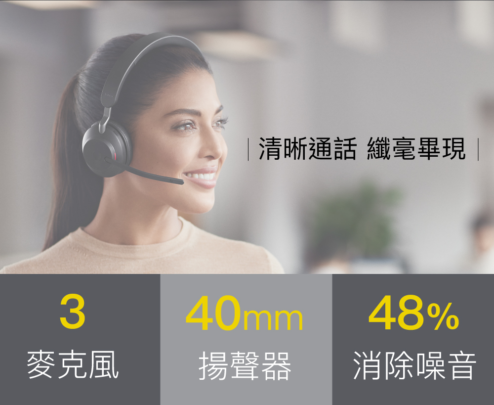 Jabra捷波朗 Evolve2 65 MS - 詳情9