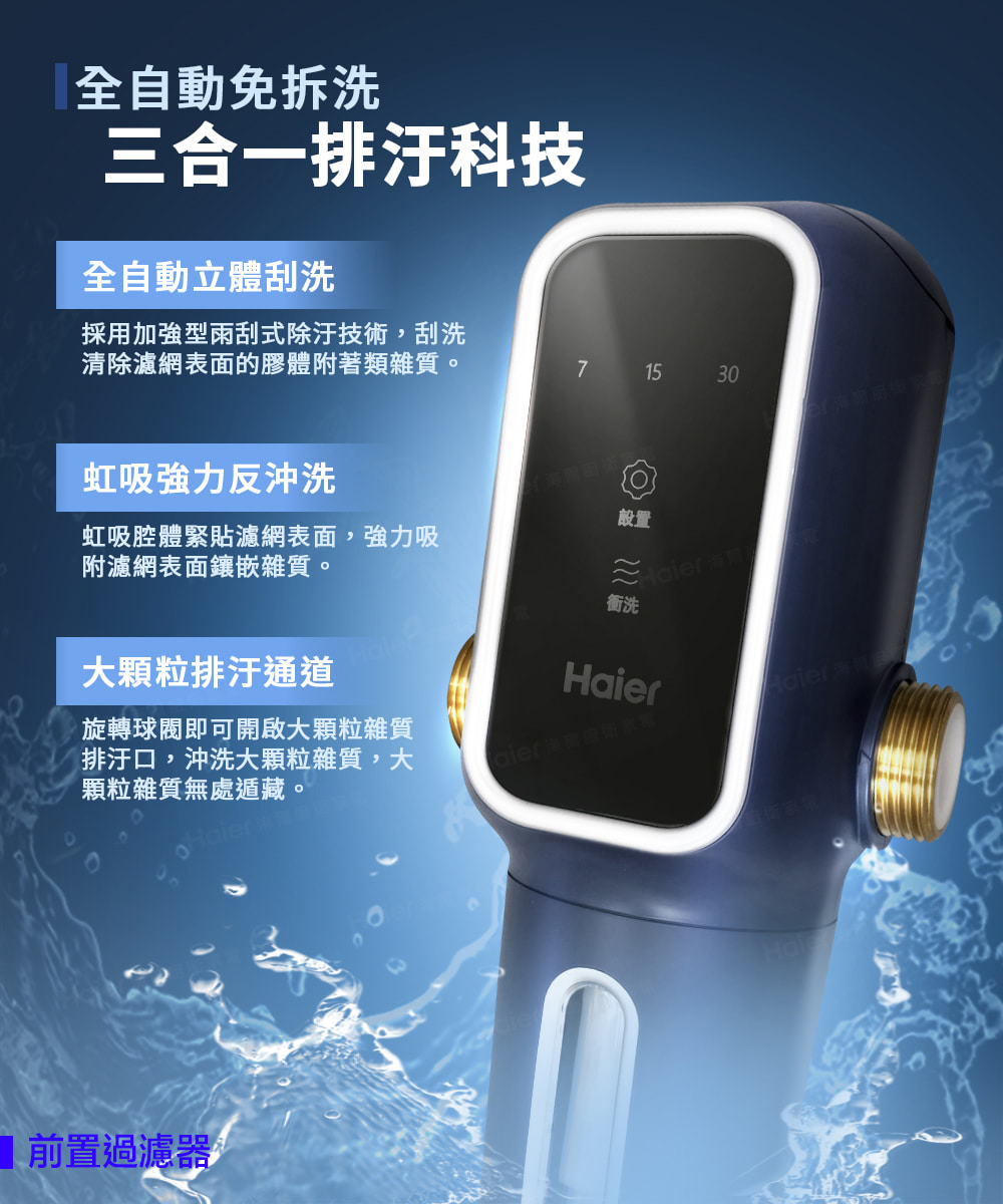 採用加強型雨刮式除汗技術,刮洗