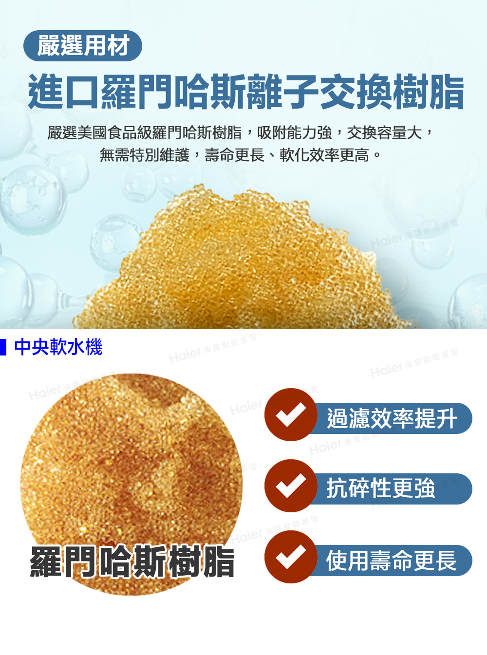 嚴選美國食品級羅門哈斯樹脂,吸附能力強,交換容量大,