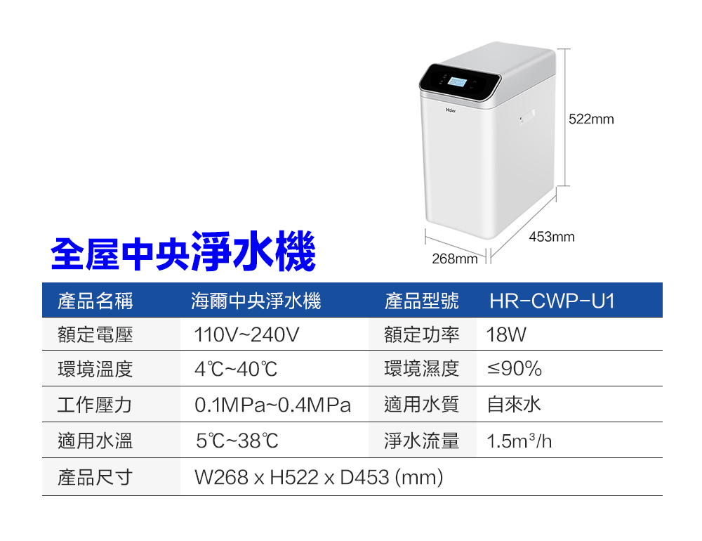 全屋中央淨水機