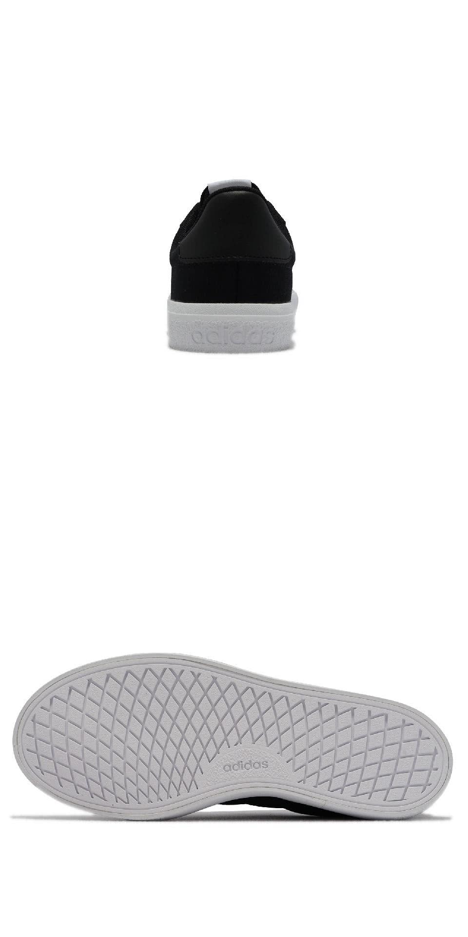 adidas 愛迪達」休閒鞋Vulcraid3R 女鞋黑白滑板鞋基本款小黑鞋百搭愛迪 