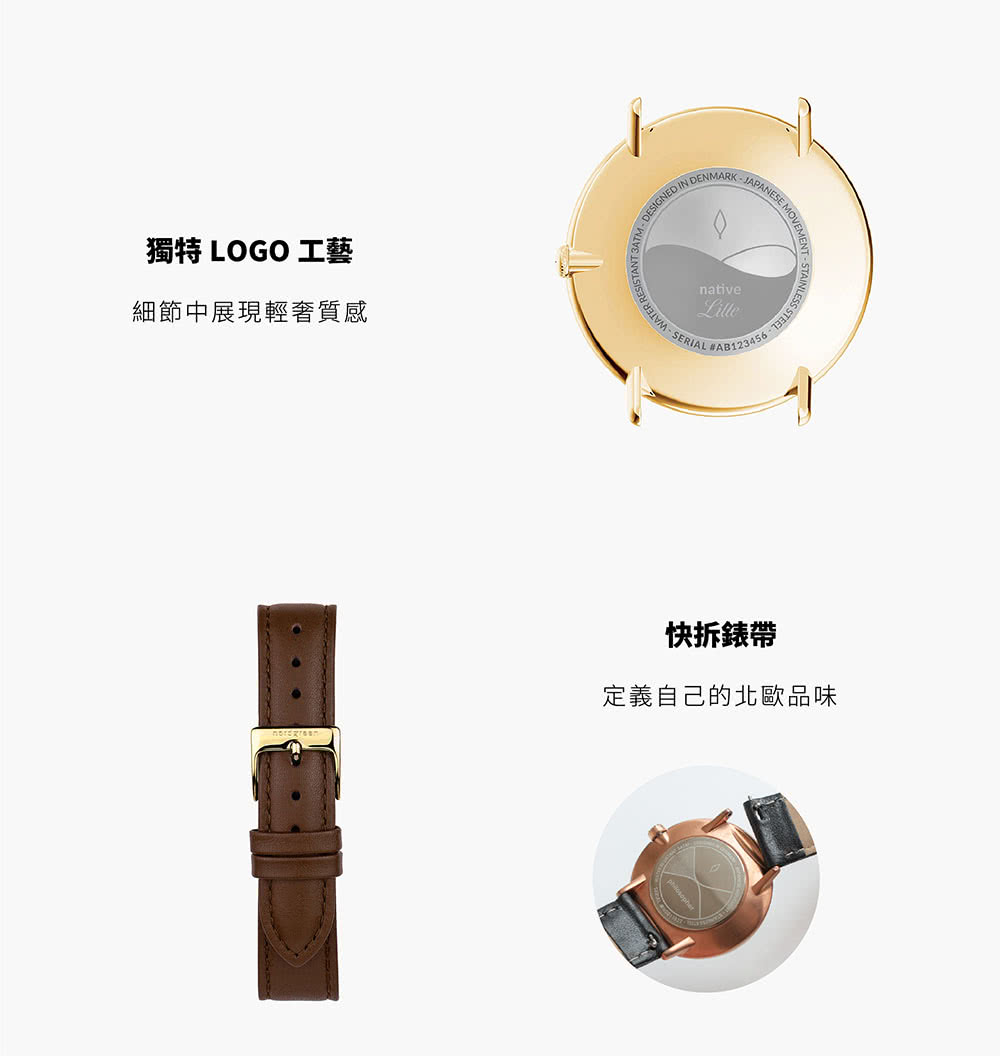 ç¨ç¹ LOGO å·¥è ç´°ç¯ä¸­å±ç¾è¼å¥¢è³ªæ å¿«æé¶å¸¶ å®ç¾©èªå·±çåæ­åå³ 