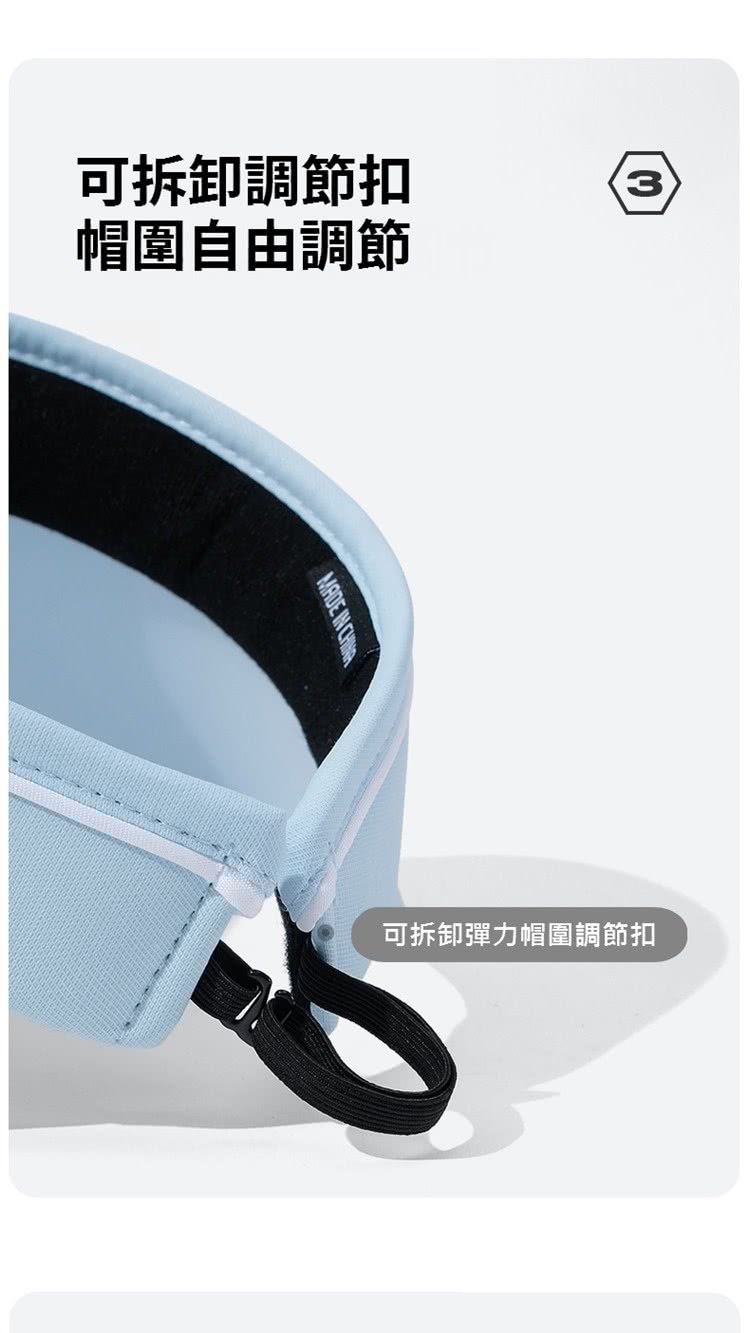 可拆卸調節扣 帽圍自由調 可拆卸彈力帽圍調節扣 