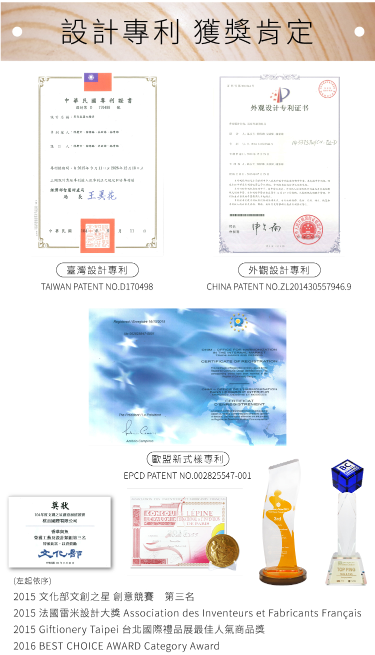 2015 法國雷米設計大獎 Association des Inventeurs et Fabricants Franais