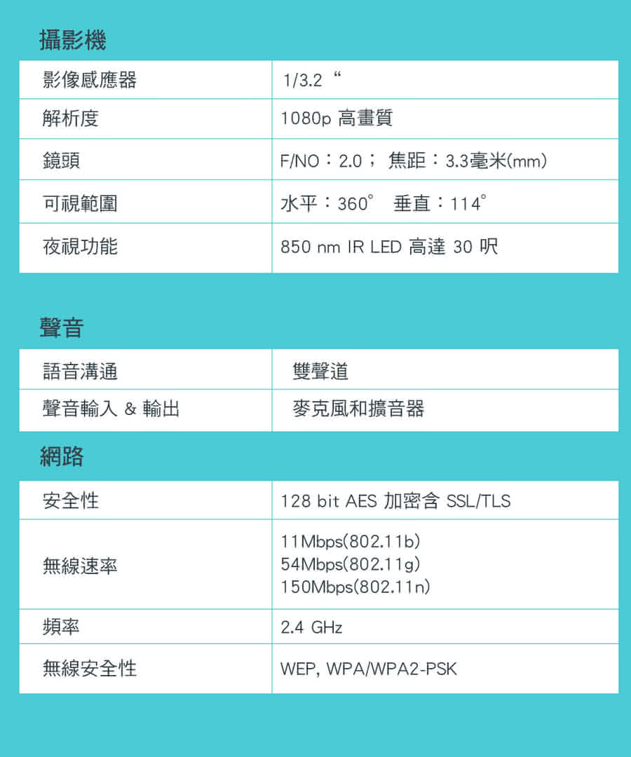 TP-Link安防 C100 - 詳情4