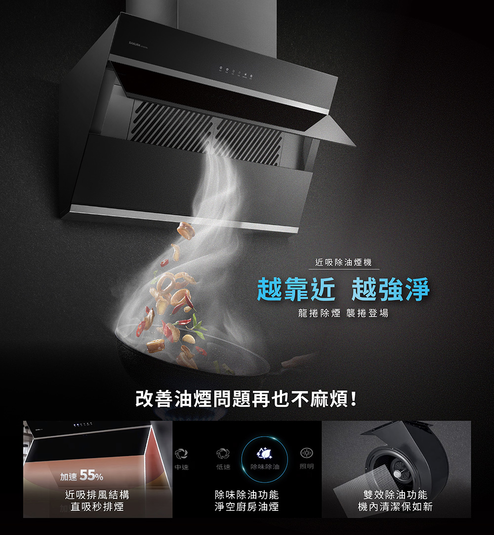改善油煙問題再也不麻煩